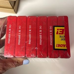 Maxwell Cassettes - 90 Minutes - 6 pack
